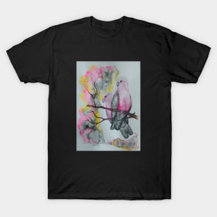 Australian Galahs - bird art T-Shirt